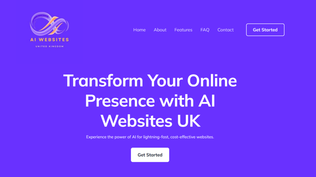 AI Websites UK - your AI generated website development company